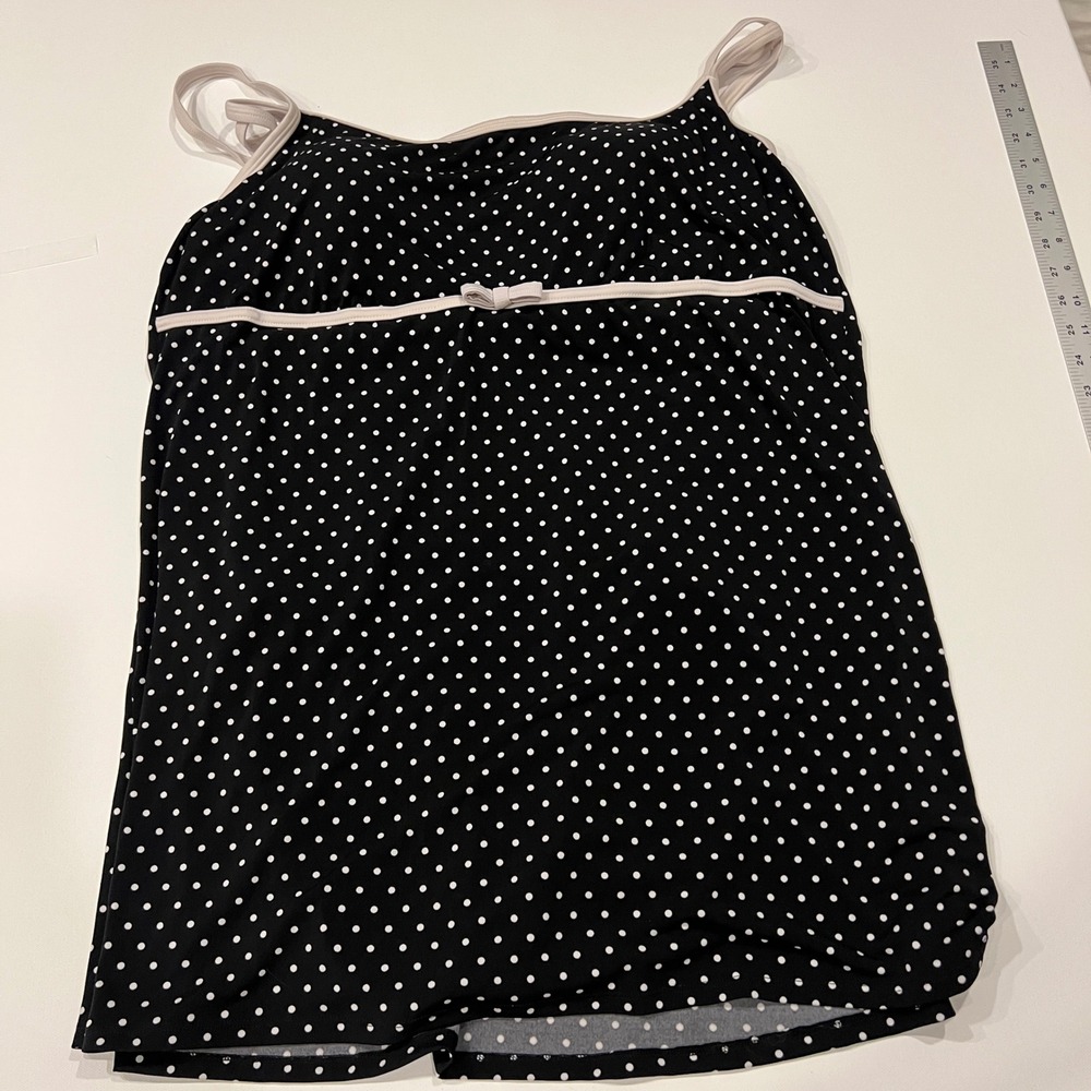 Catalina Plus Size Retro Polka Dot Swimdress Pinup Resort Swim 3X